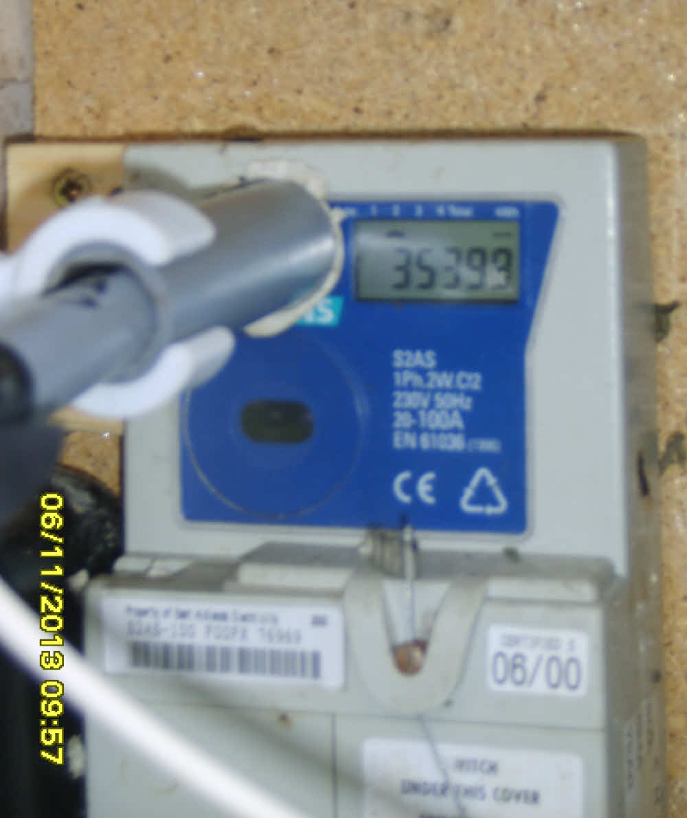 View of meter